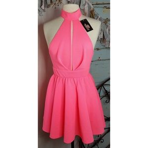 Genex neon pink dress
